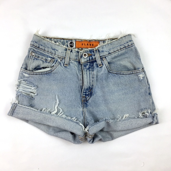 Levi's Pants - Vintage Levi’s Silver Tab high waist cutoff shorts